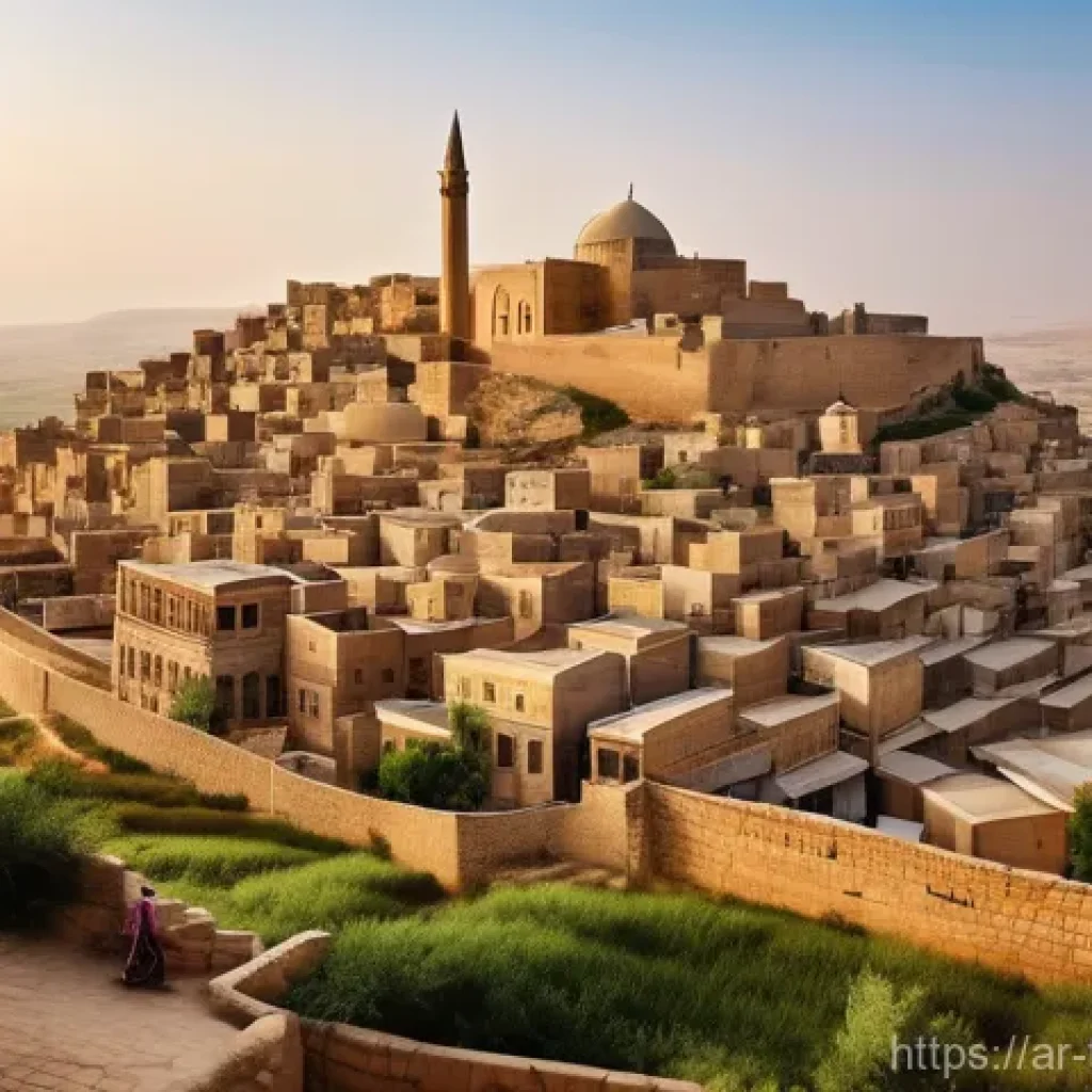 튀르키예 도시별 히든 명소 - "A captivating panoramic view of Mardin, the ancient 'Stone City' in southeastern Turkey. The image ...