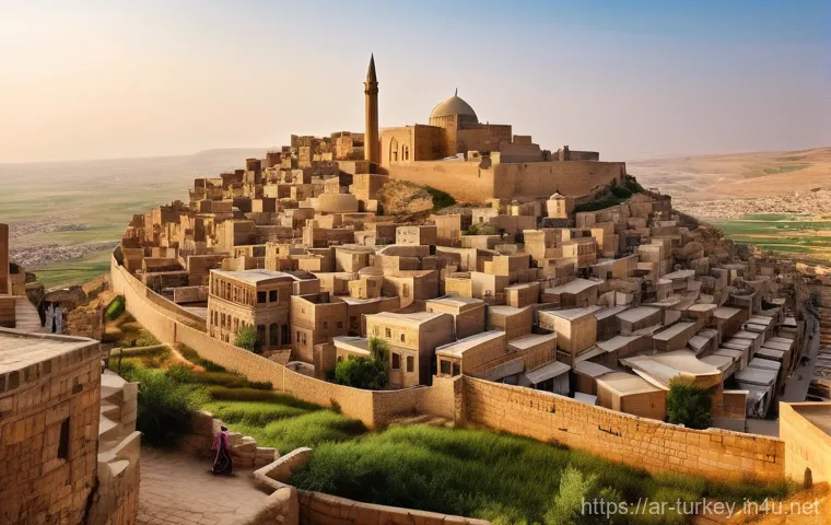 튀르키예 도시별 히든 명소 - "A captivating panoramic view of Mardin, the ancient 'Stone City' in southeastern Turkey. The image ...