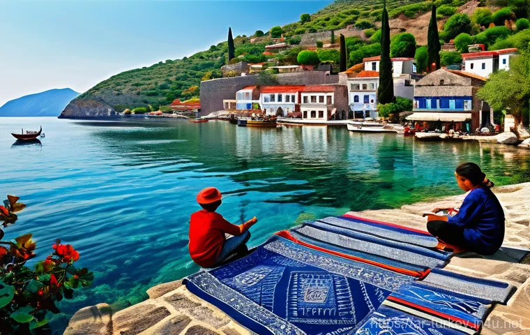 튀르키예 주요 해양 도시 여행 - **Prompt for a Luxury Coastal Resort Scene:** "A stunning, opulent resort scene on the Turkish R...