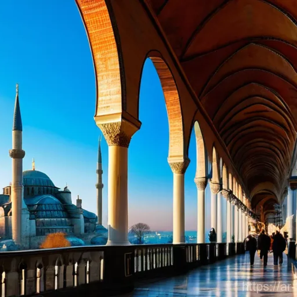 튀르키예 도심 속 역사 유적지 - **Istanbul's Timeless Grandeur:** "A breathtaking panoramic view of Istanbul's historic Sultanahmet ...