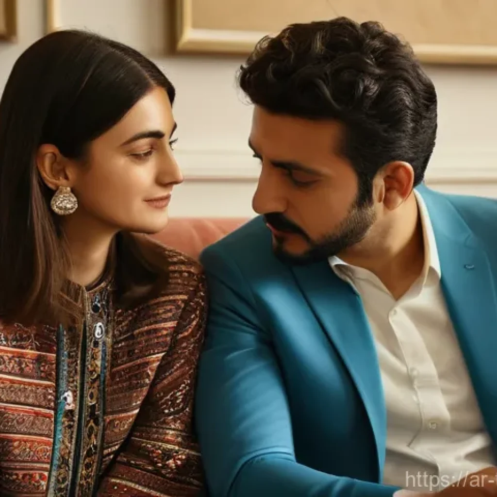 튀르키예 유명 배우와 영화 - **Prompt:** A heartwarming and deeply emotional scene from a modern Turkish drama. A diverse couple ...