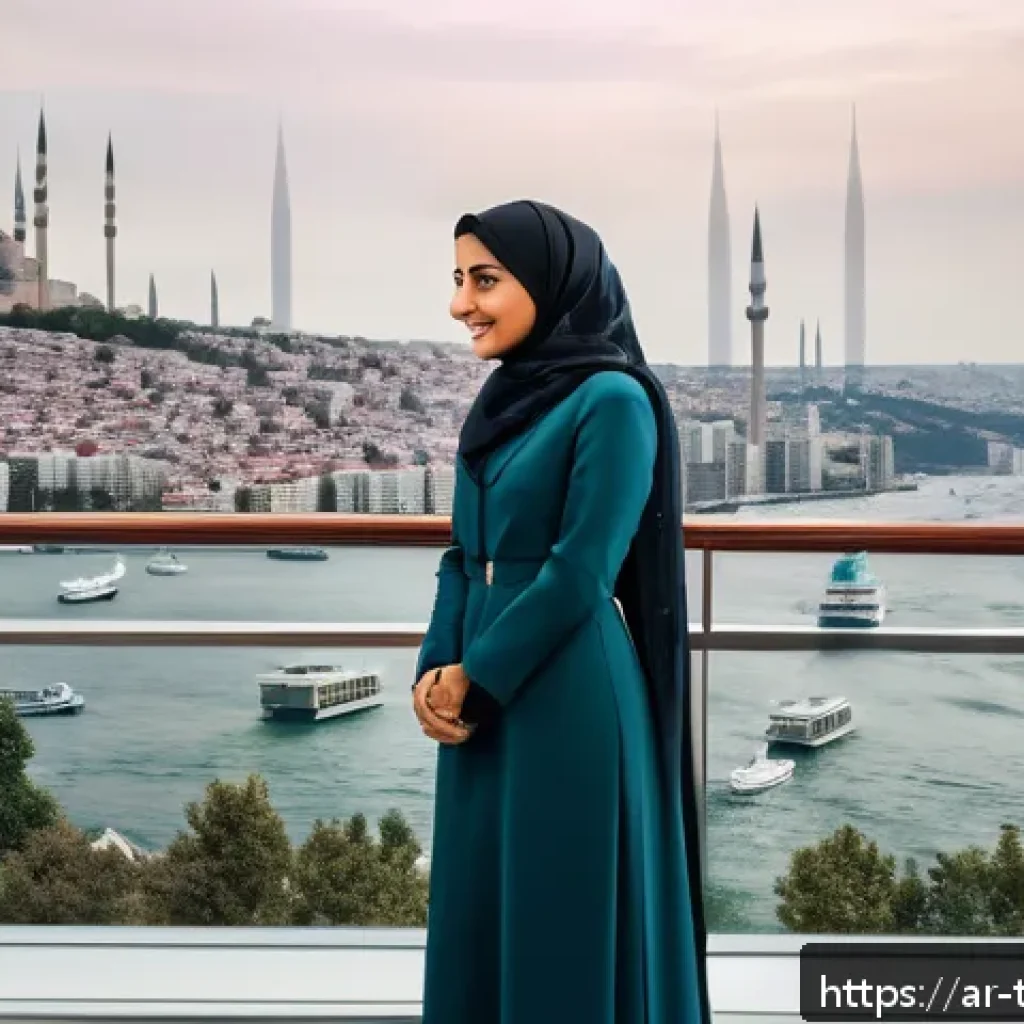 튀르키예 독특한 경제 관련 뉴스 - A dynamic modern office scene in Istanbul showcasing a diverse team of Arab and Turkish professional...