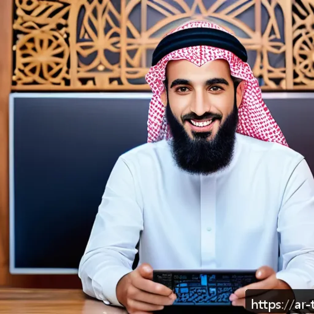 튀르키예 유명 인플루언서 및 셀럽 - A vibrant digital workspace scene featuring a Middle Eastern influencer in casual modern attire, tho...