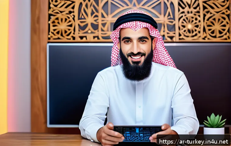 튀르키예 유명 인플루언서 및 셀럽 - A vibrant digital workspace scene featuring a Middle Eastern influencer in casual modern attire, tho...
